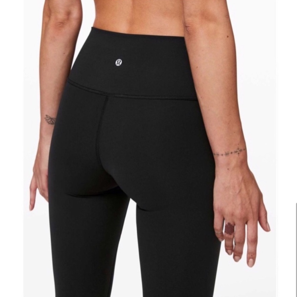 Lululemon Sz 12 Wunder Under Hi-Rise Tight *Full-On Luon 25" in Black Size 12